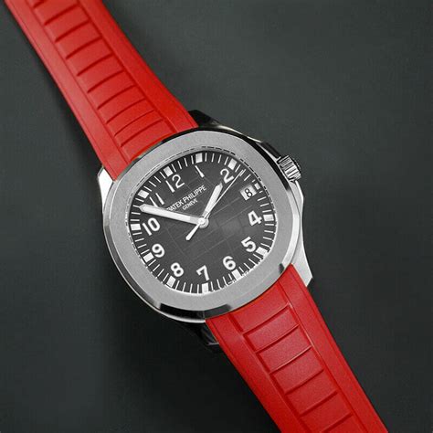 patek philippe red strap|patek philippe strap catalogue.